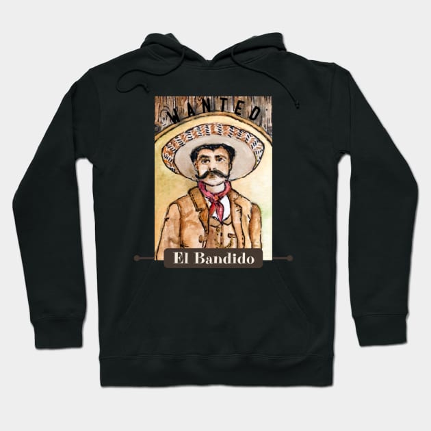 WANTED Bandido Hoodie by ArtisticEnvironments